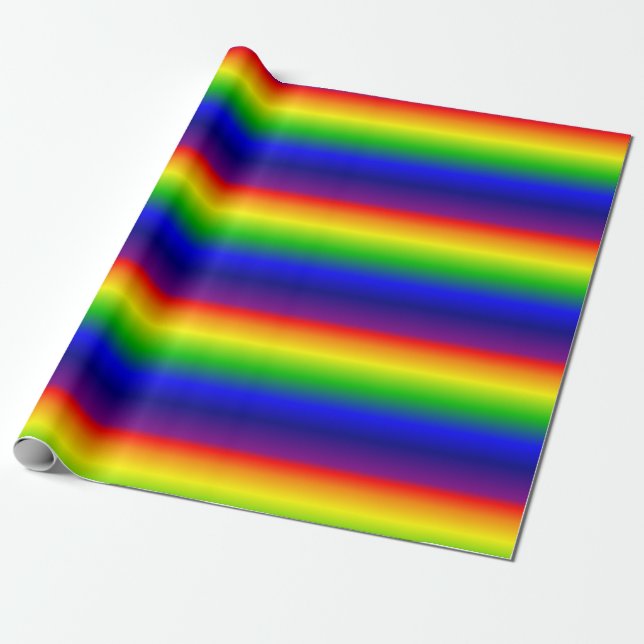 Rainbow Wrapping Paper (Unrolled)