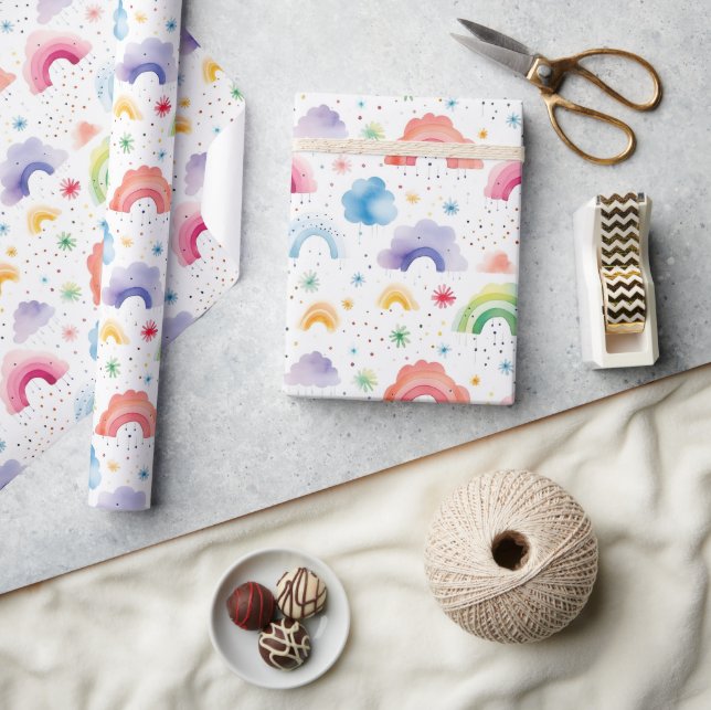 Rainbow Wrapping Paper (Crafts)