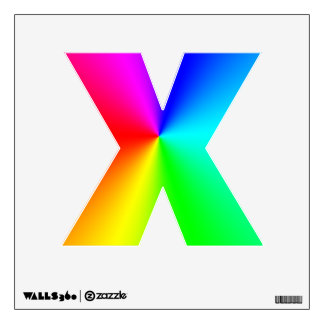 Rainbow X Wall Sticker