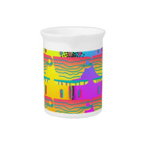 Rainbow Yellow Cup Saucer  