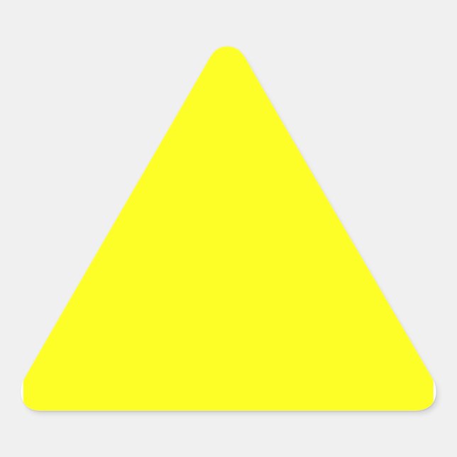 Rainbow Yellow Triangle Sticker (Front)