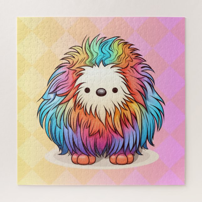 Rainbow Yeti Jigsaw Puzzle (Vertical)