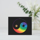 Rainbow Yin Yang Symbol (Standing Front)