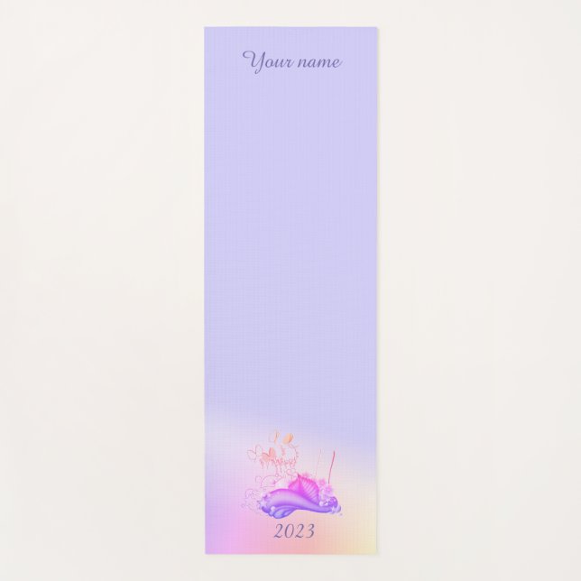 Rainbow Yoga Mat Cute (Front)