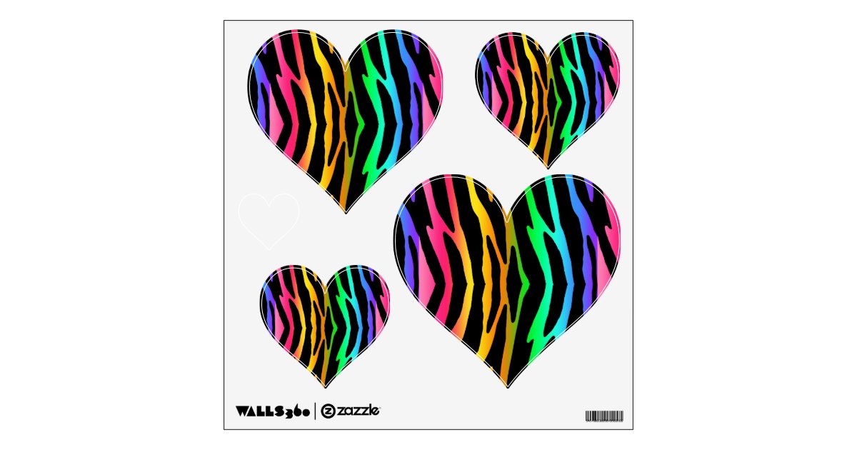 Sticker Rainbow zebra 