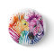 Rainbow Zebra Button