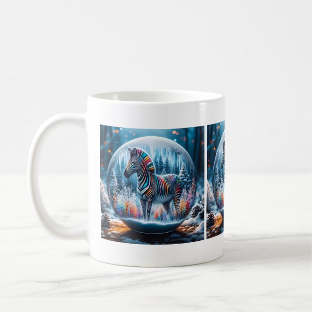 Rainbow Zebra Mug (Left)