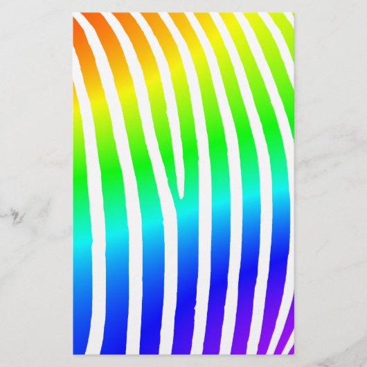 Rainbow Zebra Stripes (Front)