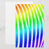 Rainbow Zebra Stripes (Front/Back)