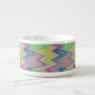 Rainbow Zigzag Chili Bowl