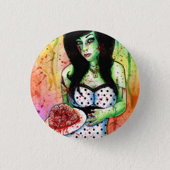 Rainbow Zombie Pin Up Girl by NeverDieArt at Zazzle