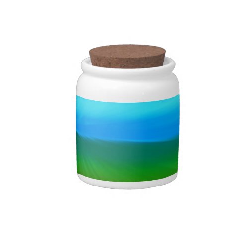 Rainbow Zoomed Stripes Candy Jar