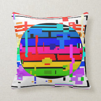 RAINBOWED SETTING OR RISING SUN ©2013 James Warren Throw Pillow