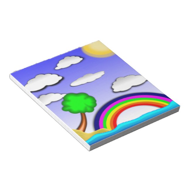 RAINBOWLAND NOTEPAD (Angled)