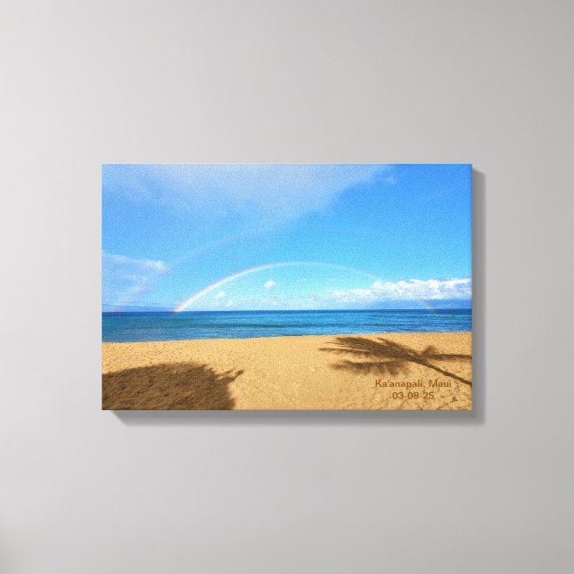 Rainbows and Sand Canvas Print (Front)