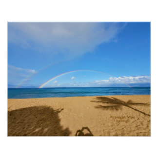 Rainbows and Sand Poster