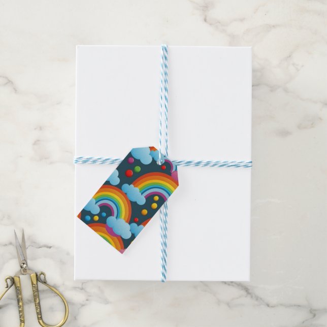 Rainbows and Smarties Gift Tags (With Twine)