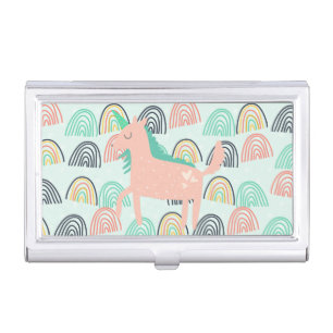 Rainbows and Unicorns Case For Business Cards