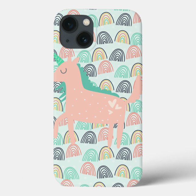 Rainbows and Unicorns Case-Mate iPhone Case (Back)