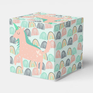 Rainbows and Unicorns Favor Boxes