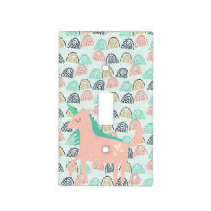 Rainbows and Unicorns Light Switch Cover
