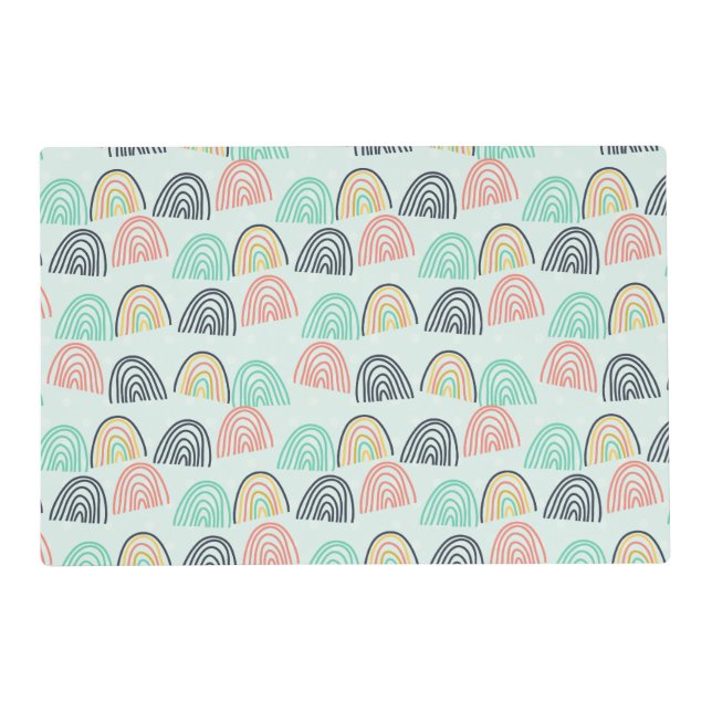 Rainbows and Unicorns Placemat (Back)