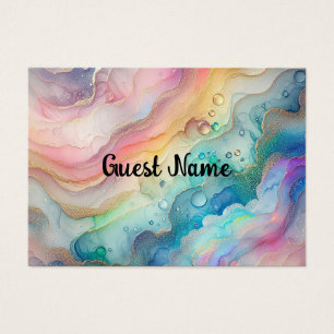 Rainbows & Bubbles Place Cards