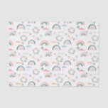 Rainbows &amp; Hearts Pattern Tissue Paper