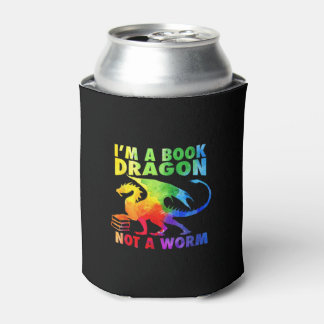 Rainbows I'm A Book Dragons Not A Worm LGBT Gay Pr Can Cooler