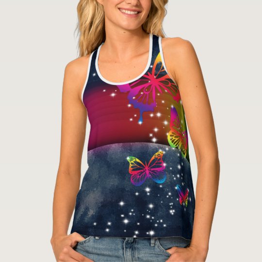 Rainbows n Butterflies Tank Top