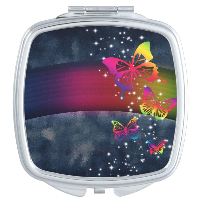 Rainbows n Butterflies Vanity Mirror (Front)