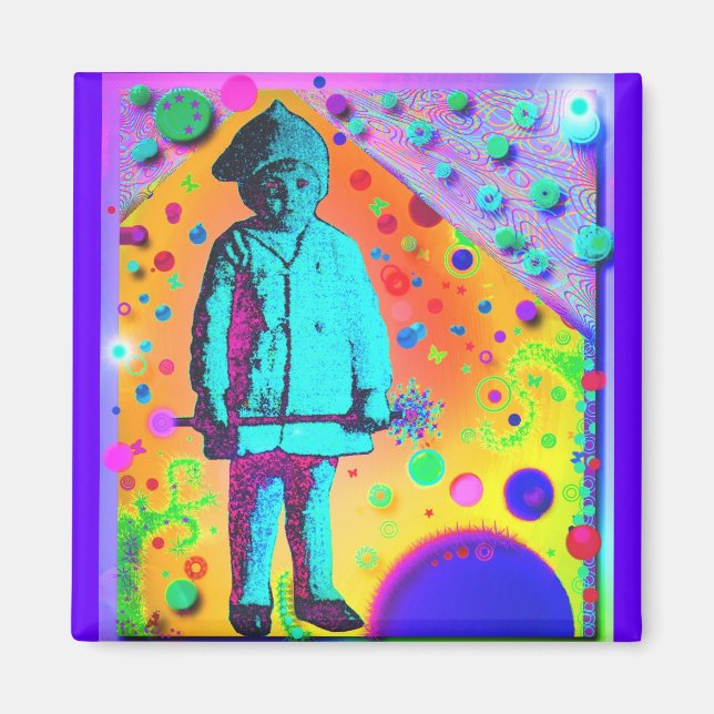 Rainbows of Q ! magNEAT-O Magnet (Front)