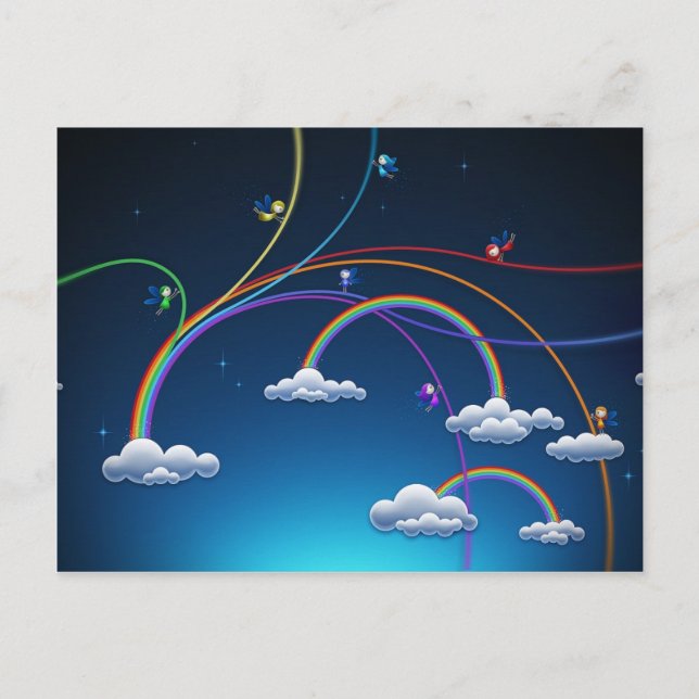 Rainbows Postcard (Front)