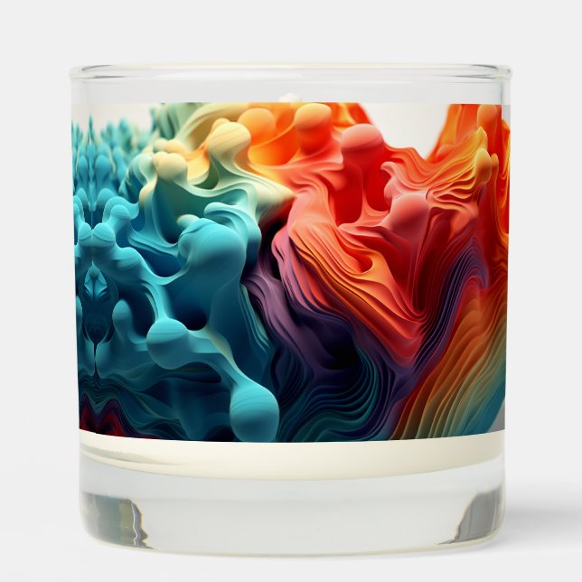 Rainbows Scented Jar Candle (Front)