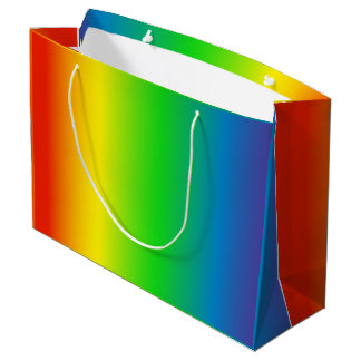 Rainbows! Show Your Love! Large Gift Bag