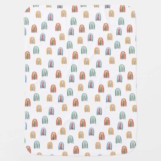 rainbows & sunshine baby blanket