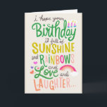 Rainbows & Sunshine Card<br><div class="desc">Rainbows & Sunshine Card</div>