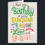 Rainbows & Sunshine Card<br><div class="desc">Rainbows & Sunshine Card</div>