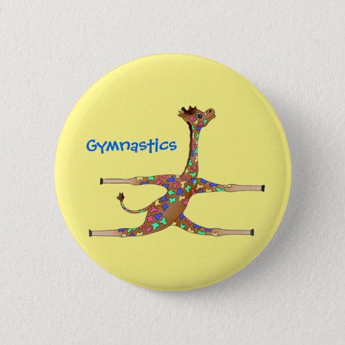 Rainbwo Gymnastics by The Happy Juul Company Button