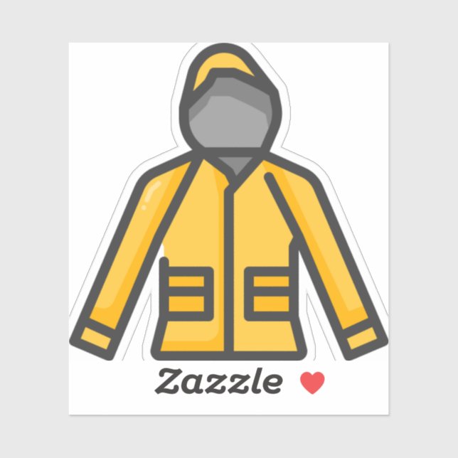 raincoat sticker (Sheet)
