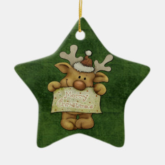 Raindeer 1st Christmas Ornament