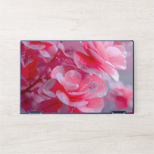 Raindrop Blush Pink Blossom HP Laptop Skin
