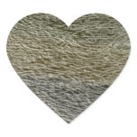 Raindrop Ripples Abstract Nature Photography Heart Sticker
