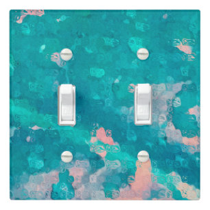 Raindrops Abstract Light Switch Cover