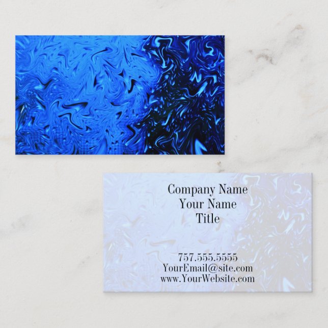 Raindrops by Shirley Taylor Business Card (Front/Back)
