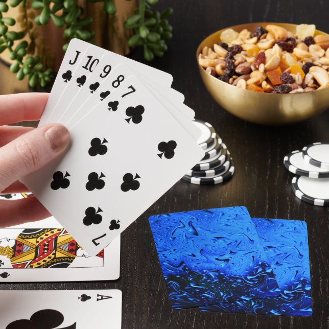 Raindrops by Shirley Taylor Poker Cards (In Situ)