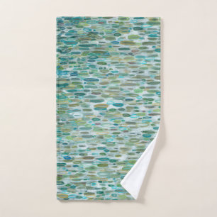 Raindrops Coastal Home Bath Towels by Juul