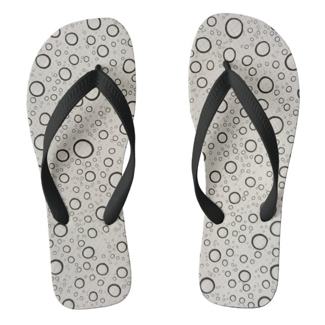 Raindrops Flip Flops (Footbed)