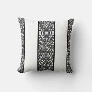 Raindrops I Big Stripes Throw Pillow