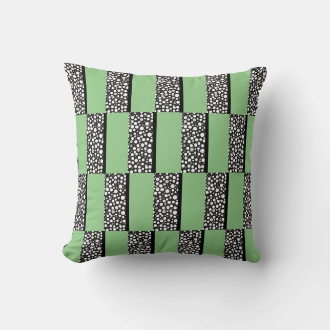 Raindrops I Rectangular Throw Pillow (Front)